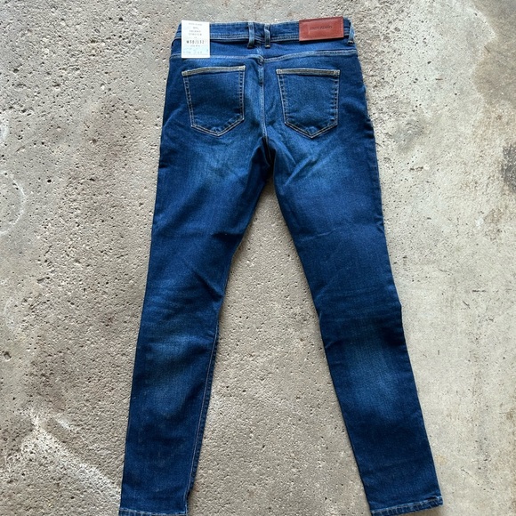 River Island Dark Blue Skinny Jeans - Picture 3 of 6